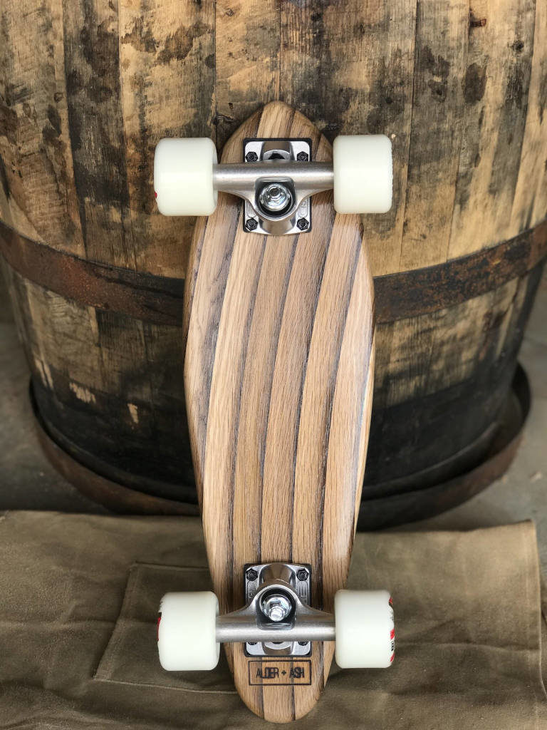 whisky-fass skateboard